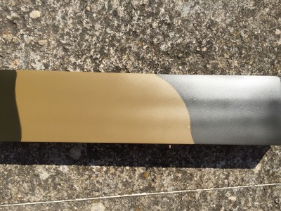 essai de peinture mat sut volet d aile