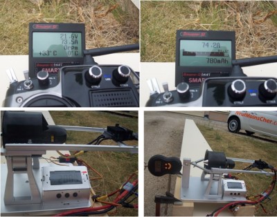 80mm 3530 -1750kv -  73/74A - 21.6V  2.0 kg  (donné à 2.6kg)